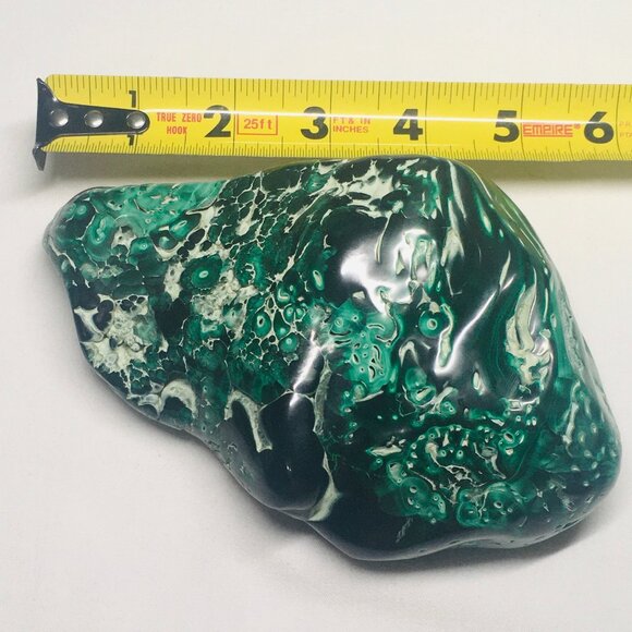 Polished Chatoyant Malachite >2 lbs - Picture 12 of 13